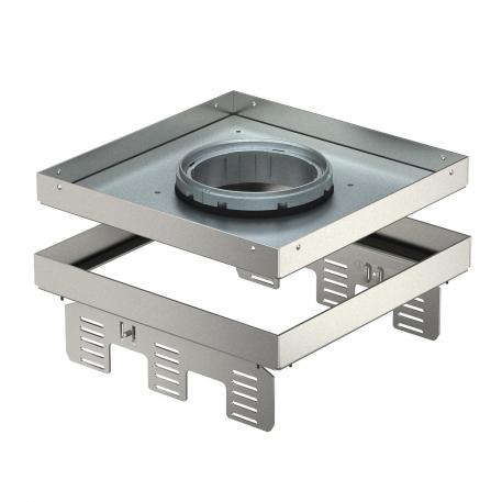 Cassette ajustable, peut être désaccouplée, pour tubulure, RKFNUZD3, acier inoxydable  | 110 | 25 | 95 | 9